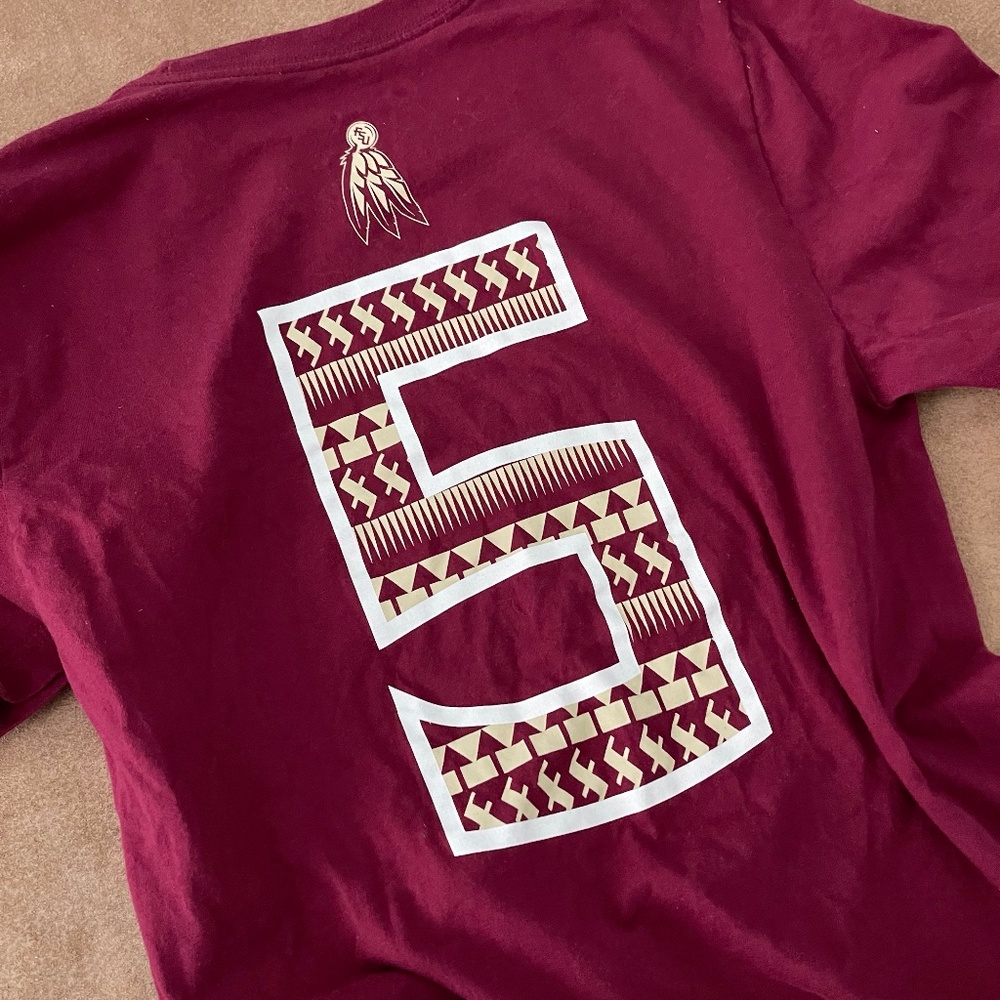 FSU (Florida State University) Nike Football Tee Shirt - Small - Picture 6 of 10